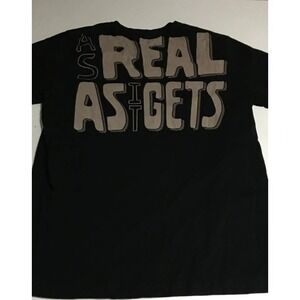 Chipotle T-Shirt Unisex Large Black Restaurant Employee Uniform Crew Real